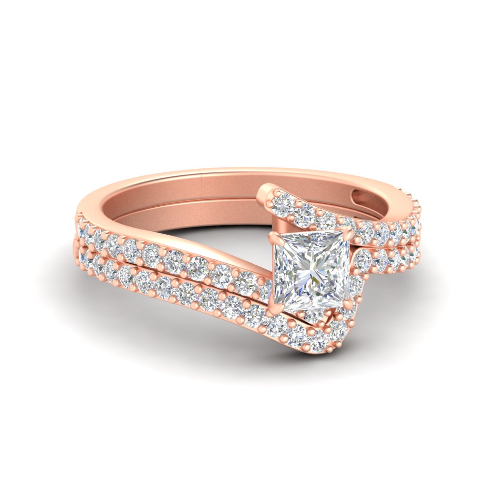 princess-cut-diamond-wedding-ring-set-in-FDENS3007PR-NL-RG