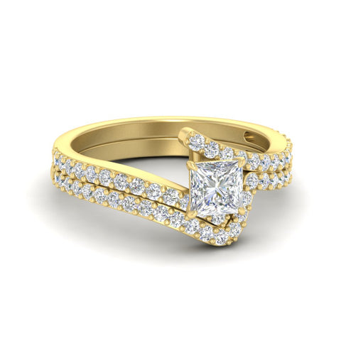 princess-cut-diamond-wedding-ring-set-in-FDENS3007PR-NL-YG
