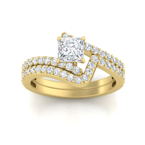 princess-cut-diamond-wedding-ring-set-in-FDENS3007PR-NL-YG