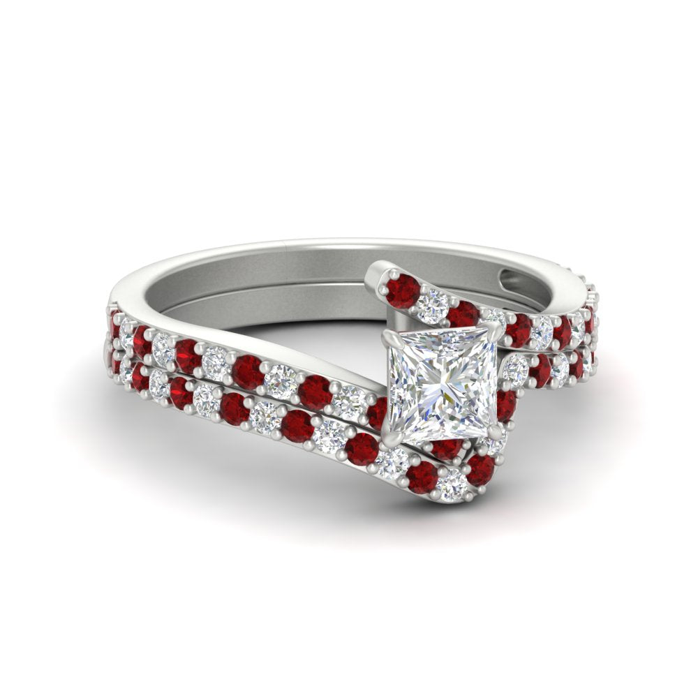 princess-cut-diamond-wedding-ring-set-with-ruby-in-FDENS3007PRGRUDR-NL-WG