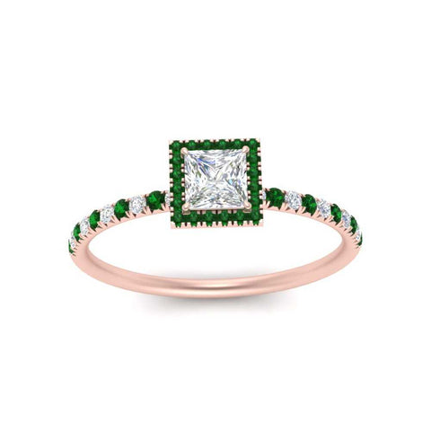 princess-cut-emerald-halo-petite-engagement-ring-in-rose-gold-FD8523PRRGEMGRANGLE3-NL-RG