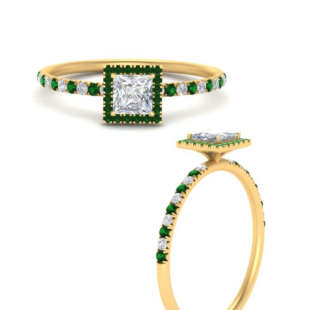 princess-cut-emerald-halo-petite-engagement-ring-in-yellow-gold-FD8523PRRGEMGRANGLE3-NL-YG