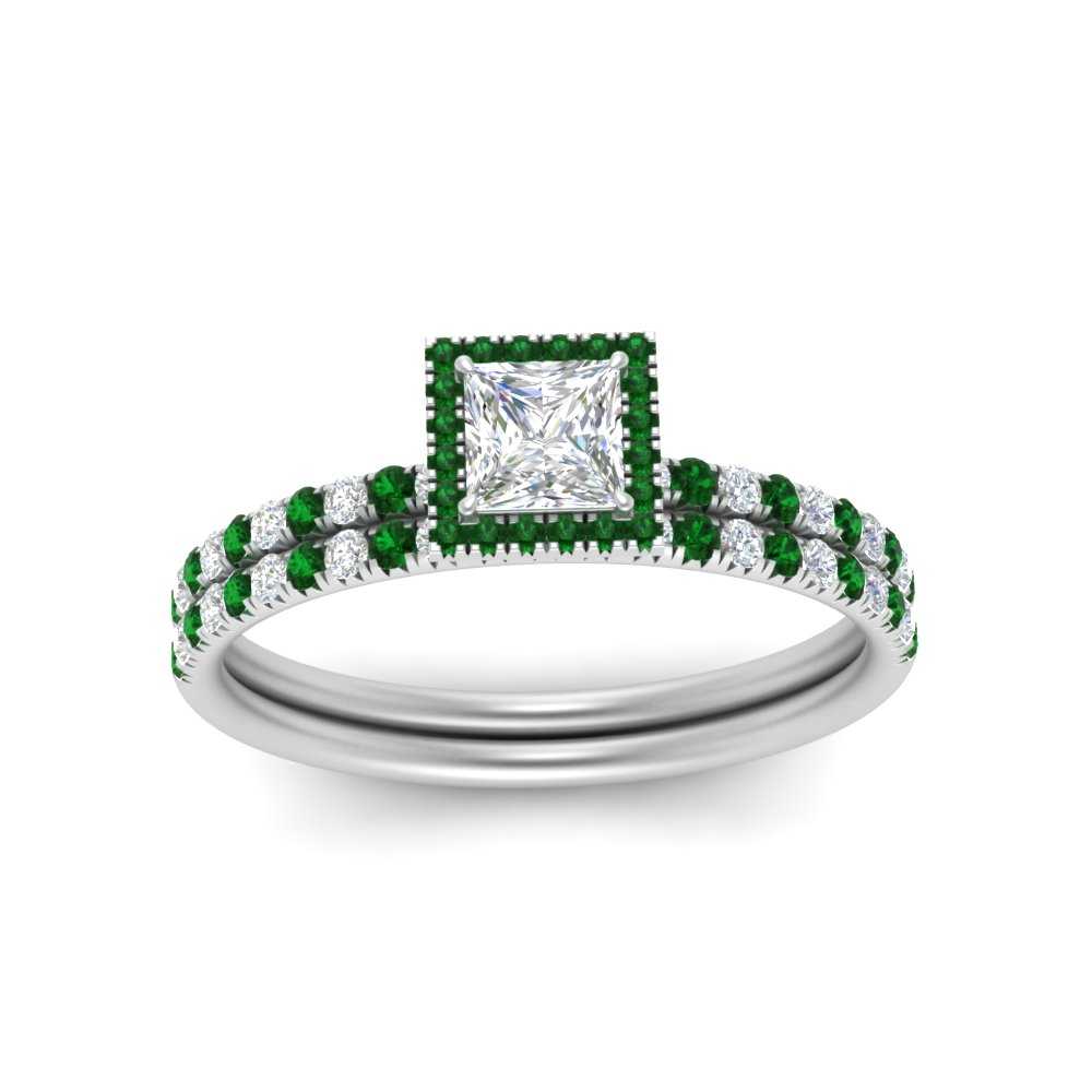 princess-cut-emerald-halo-wedding-ring-set-in-white-gold-FD8523PRGEMGR-NL-WG