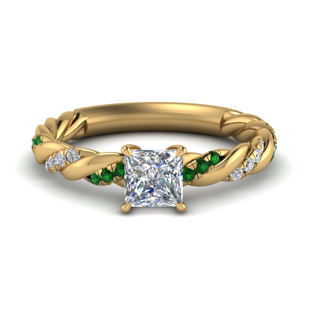 princess-cut-emerald-twisted-vine-engagement-ring-in-yellow-gold-FD9127PRRGEMGR-NL-YG