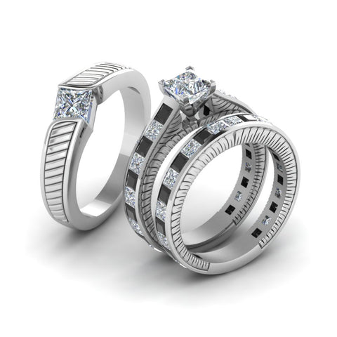 princess-cut-engraved-trio-matching-diamond-wedding-sets-with-black-diamond-in-950-Platinum-FD8225TPRGBLACKANGLE2-NL-WG?v=1756184721