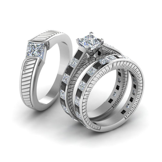 princess-cut-engraved-trio-matching-diamond-wedding-sets-with-black-diamond-in-950-Platinum-FD8225TPRGBLACKANGLE2-NL-WG?v=1756184721