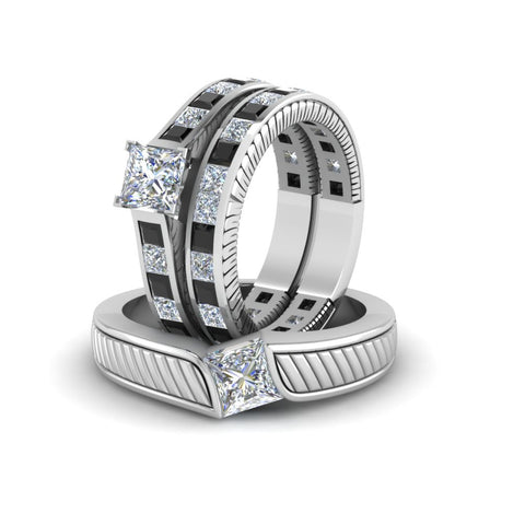 princess-cut-engraved-trio-matching-diamond-wedding-sets-with-black-diamond-in-950-Platinum-FD8225TPRGBLACKANGLE5-NL-WG?v=1756184721