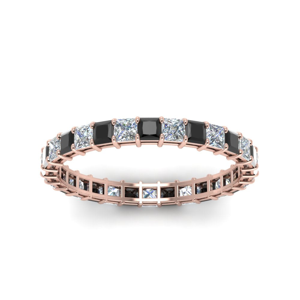 princess-cut-eternity-ring-1.50-carat-with-black-diamond-in-rose-gold-FDEWB8675PR-1.50CTGBLACKANGLE5-NL-RG