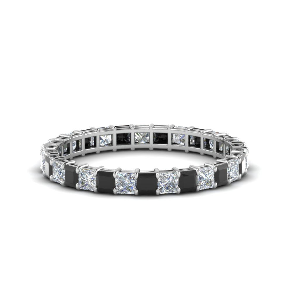 princess-cut-eternity-ring-1.50-carat-with-black-diamond-in-white-gold-FDEWB8675PR-1.50CTGBLACK-NL-WG