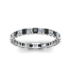 Load image into Gallery viewer, princess-cut-eternity-ring-1.50-carat-with-black-diamond-in-white-gold-FDEWB8675PR-1.50CTGBLACKANGLE5-NL-WG