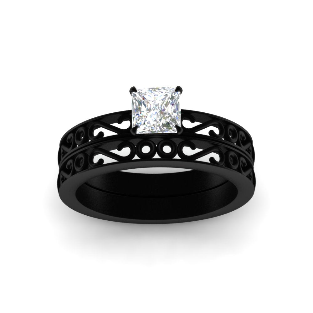 princess-cut-filigree-single-stone-diamond-wedding-ring-set-in-black-gold-FDENS3289PRANGLE5-NL-BG.jpg?v=1763371080