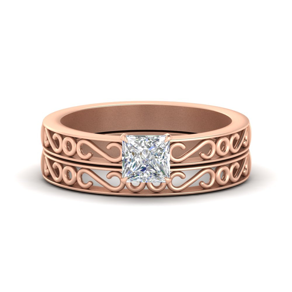 princess-cut-filigree-single-stone-diamond-wedding-ring-set-in-rose-gold-FDENS3289PR-NL-RG.jpg?v=1763371079