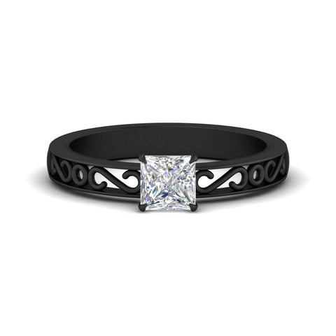 princess-cut-filigree-single-stone-engagement-ring-in-black-gold-FDENS3289PRR-NL-BG.jpg?v=1763370606