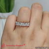 Load image into Gallery viewer, princess-cut-five-stone-lab-diamond-wedding-ring-2-ct-in-14k-white-gold-fd8008prb-2-00-ct-10