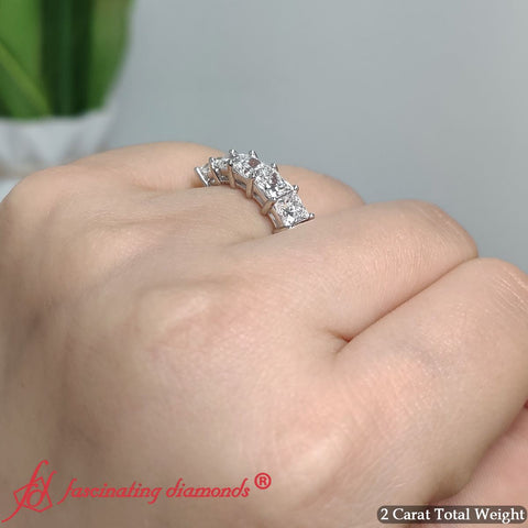 princess-cut-five-stone-lab-diamond-wedding-ring-2-ct-in-14k-white-gold-fd8008prb-2-00-ct-6