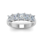 Load image into Gallery viewer, princess-cut-five-stone-wedding-anniversary-ring-in-white-gold-fd8008pr-2ct-fancy-1-nl-wg.jpg
