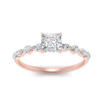 Load image into Gallery viewer, princess-cut-floating-marquise-accent-diamond-engagement-ring-in-rose-gold-FDEWB9398PRRANGEL5-NL-RG?v=1756366418

