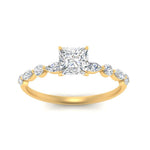 Load image into Gallery viewer, princess-cut-floating-marquise-accent-diamond-engagement-ring-in-yellow-gold-FDEWB9398PRRANGEL5-NL-YG?v=1756366418
