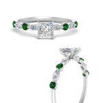 Load image into Gallery viewer, princess-cut-floating-marquise-accent-emerald-engagement-ring-in-white-gold-FDEWB9398PRRGEMGRANGEL3-NL-WG?v=1756366419
