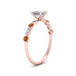 Load image into Gallery viewer, princess-cut-floating-marquise-accent-orange-sapphire-engagement-ring-in-rose-gold-FDEWB9398PRRGSAORANGEL2-NL-RG?v=1756366419
