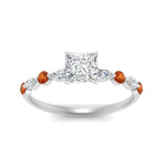 Load image into Gallery viewer, princess-cut-floating-marquise-accent-orange-sapphire-engagement-ring-in-white-gold-FDEWB9398PRRGSAORANGEL5-NL-WG_0733c8ce-f303-4e85-92aa-5a49952acad5?v=1756366542
