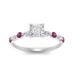 Load image into Gallery viewer, princess-cut-floating-marquise-accent-pink-sapphire-engagement-ring-in-white-gold-FDEWB9398PRRGSADRPIANGEL5-NL-WG?v=1756366419
