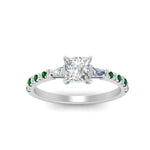 Load image into Gallery viewer, Delicate Antique Pave Princess Cut Diamond Ring
