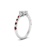 Load image into Gallery viewer, Delicate Antique Pave Princess Cut Diamond Ring
