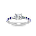 Load image into Gallery viewer, Delicate Antique Pave Princess Cut Diamond Ring
