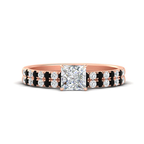 princess-cut-french-pave-black-diamond-wedding-ring-set-in-rose-gold-FD11408PRGBLACK-NL-RG?v=1763104309