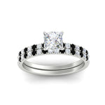 Load image into Gallery viewer, princess-cut-french-pave-black-diamond-wedding-ring-set-in-white-gold-FD11408PRGBLACKANGLE5-NL-WG_5da32a7c-4314-44c3-95b9-6fead400c519?v=1763104455
