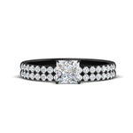Load image into Gallery viewer, princess-cut-french-pave-diamond-wedding-ring-set-in-black-gold-FD11408PR-NL-BG_753f7694-8f67-466e-8b98-e3fc6a59c21d?v=1763104455

