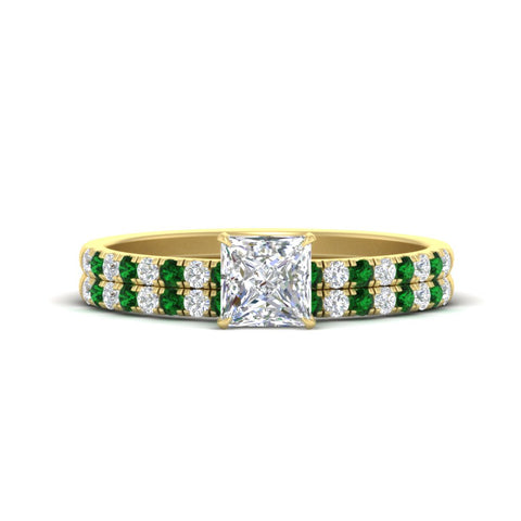 princess-cut-french-pave-emerald-wedding-ring-set-in-yellow-gold-FD11408PRGEMGR-NL-YG?v=1763104309