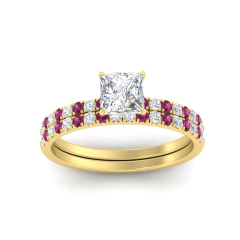 princess-cut-french-pave-pink-sapphire-wedding-ring-set-in-yellow-gold-FD11408PRGSADRPIANGLE5-NL-YG?v=1763104309