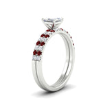 Load image into Gallery viewer, princess-cut-french-pave-ruby-wedding-ring-set-in-white-gold-FD11408PRGRUDRANGLE2-NL-WG_ce29a34e-2b5e-4642-a507-30650536acbe?v=1763104455
