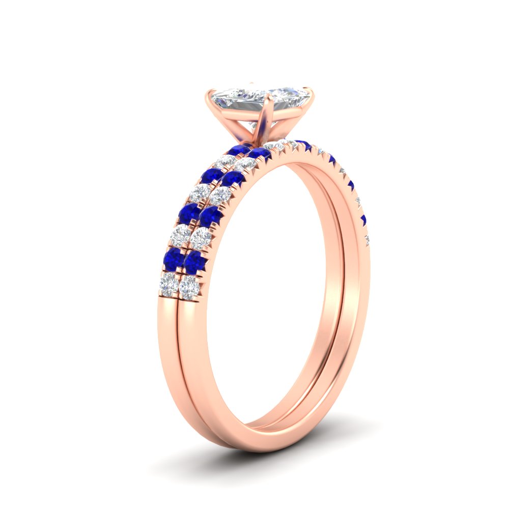 princess-cut-french-pave-sapphire-wedding-ring-set-in-rose-gold-FD11408PRGSABLANGLE2-NL-RG?v=1763104308