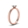 Load image into Gallery viewer, princess-cut-glossy-milgrain-single-stone-anniversary-diamond-ring-in-14K-rose-gold-FD-ENR8985PRRANGLE2-NL-RG