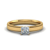 Load image into Gallery viewer, princess-cut-glossy-milgrain-single-stone-anniversary-diamond-ring-in-14K-yellow-gold-FD-ENR8985PRR-NL-YG