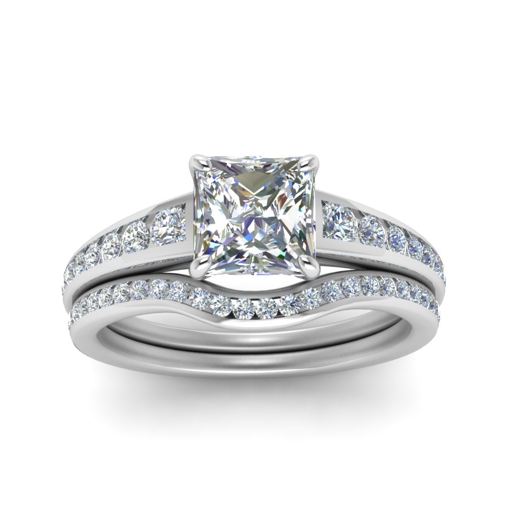 princess-cut-graduated-channel-diamond-wedding-set-in-FD122866PR-NL-WG