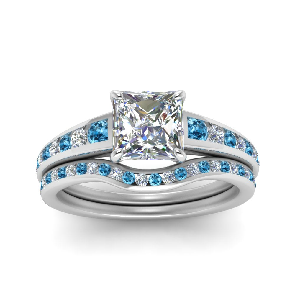 princess-cut-graduated-channel-diamond-wedding-set-with-blue-topaz-in-FD122866PRGICBLTO-NL-WG