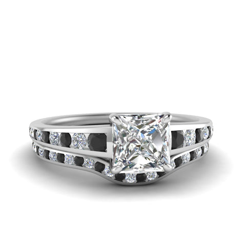 princess-cut-graduated-channel-wedding-set-with-black-diamond-in-FD122866PRGBLACK-NL-WG