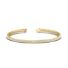 Load image into Gallery viewer, Princess Cut Half Bezel Tennis Bracelet