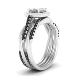 Load image into Gallery viewer, princess-cut-halo-black-diamond-infinity-bridal-set-in-white-gold-FD9212PRGBLACK-NL-WG-B2.jpg