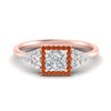 Load image into Gallery viewer, princess-cut-halo-cluster-accent-orange-sapphire-engagement-ring-in-rose-gold-FD10512PRRGSAOR-NL-RG_b7097685-5efc-4642-b9ee-fc2a60a1fbed.jpg?v=1770117387