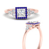 Load image into Gallery viewer, princess-cut-halo-cluster-accent-sapphire-engagement-ring-in-rose-gold-FD10512PRRGSABLANGLE3-NL-RG_400dcbe7-0ad8-4c9b-9556-db39b96d5d2f.jpg?v=1770117387
