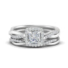 Load image into Gallery viewer, princess-cut-halo-diamond-infinity-bridal-set-in-white-gold-FD9212PR-NL-WG-B2.jpg