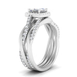 Load image into Gallery viewer, princess-cut-halo-diamond-infinity-bridal-set-in-white-gold-FD9212PR-NL-WG-B2.jpg
