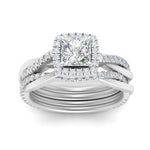 Load image into Gallery viewer, princess-cut-halo-diamond-infinity-bridal-set-in-white-gold-FD9212PR-NL-WG-B2.jpg

