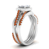Load image into Gallery viewer, princess-cut-halo-orange-sapphire-infinity-bridal-set-in-white-gold-FD9212PRGSAOR-NL-WG-B2.jpg