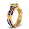 Load image into Gallery viewer, princess-cut-halo-sapphire-infinity-bridal-set-in-yellow-gold-FD9212PRGSABL-NL-YG-B2.jpg